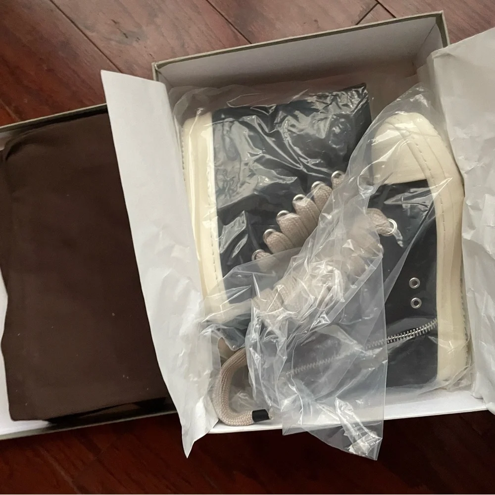 Women’s Rick owens High-Top Sneakers size 10 - Picture 5 of 8
